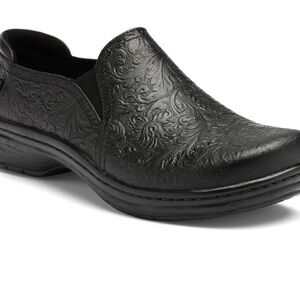 Klogs Black Embossed Moccasins